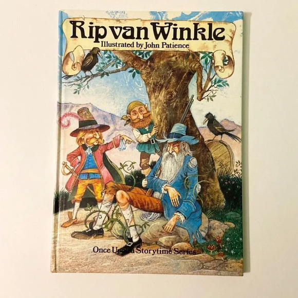 Vintage Rip Van Winkle Peter Haddock John Patience Once Upon a Story Time Series - Picture 1 of 12